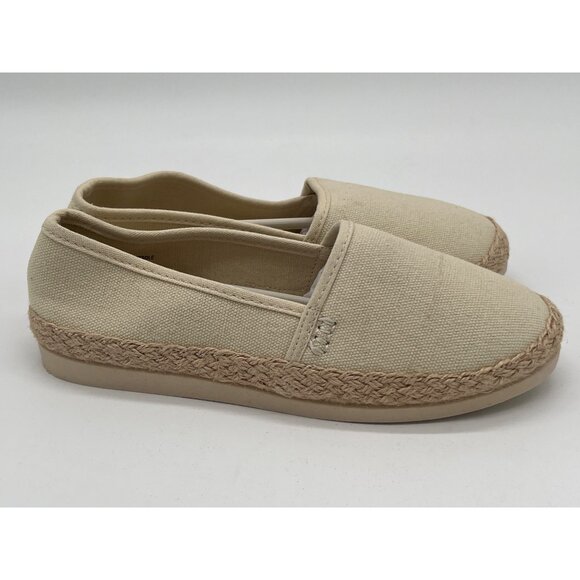 Esprit Womens Canvas Slip-On Espadrilles Size 6M Beige - Picture 5 of 9